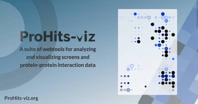 Screenshot of ProHits-viz home page
